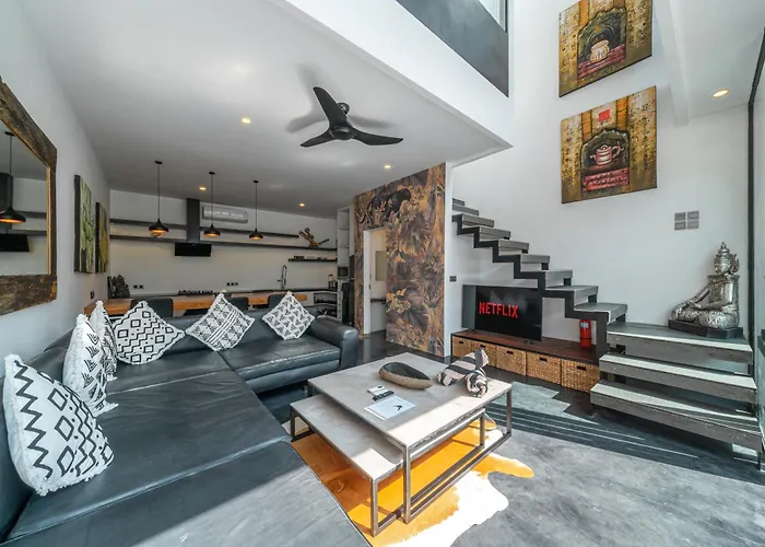 Villa Loft Berawa 3 - Stunning 1-bdr Luxury Loft In Great Location !